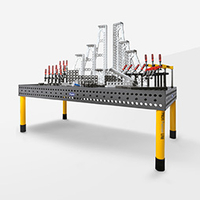 3D welding table and clamping system for welding