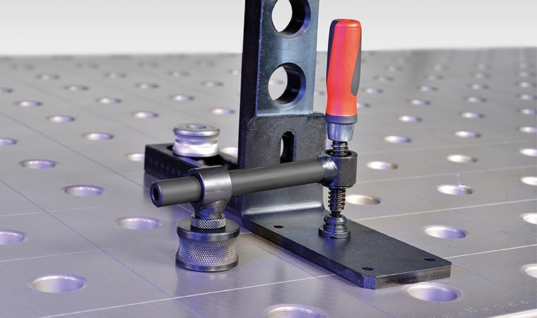 Screw clamp 180° with spindle