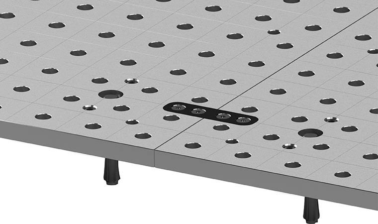 Clamping floor plate XL 1000 x 1000 mm