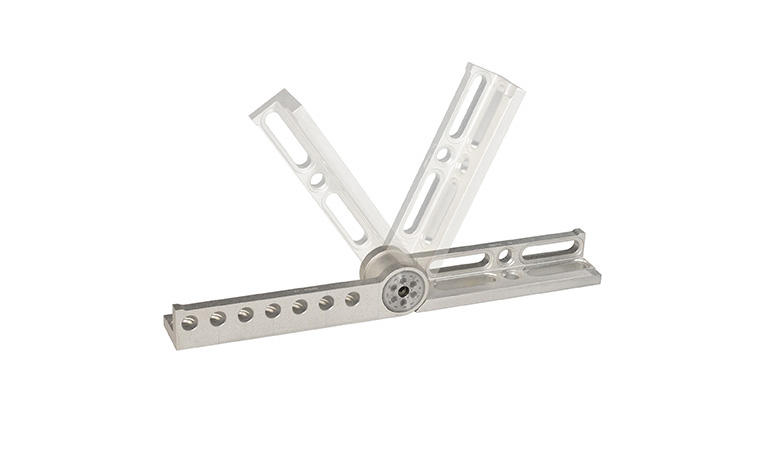 Universal pivot and tilt angle aluminium-titanium