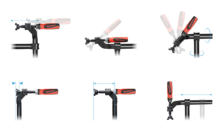 Performance screw clamp with spindle