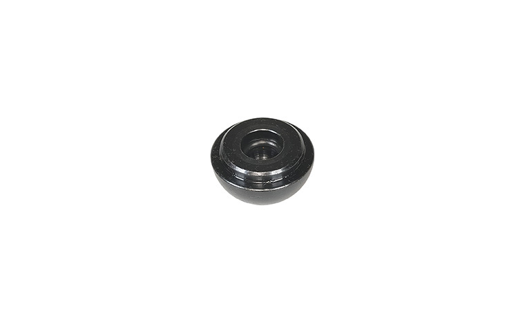 Clamping pad with ball form 