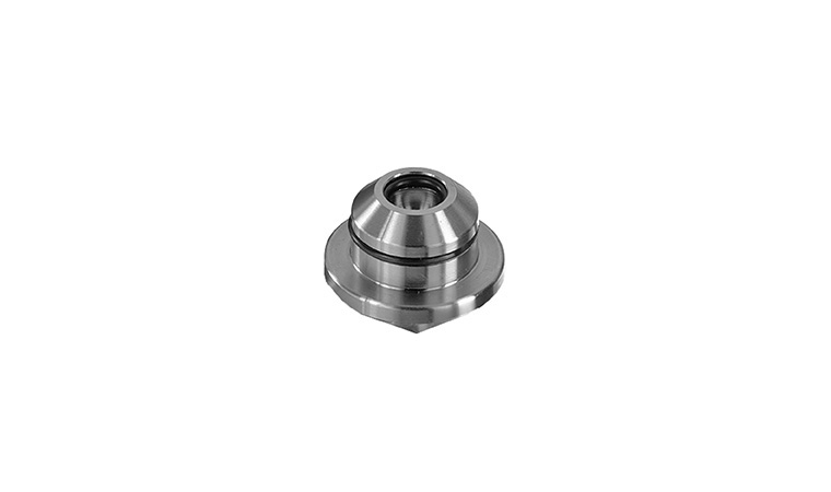 Plunger and contact piece with taper