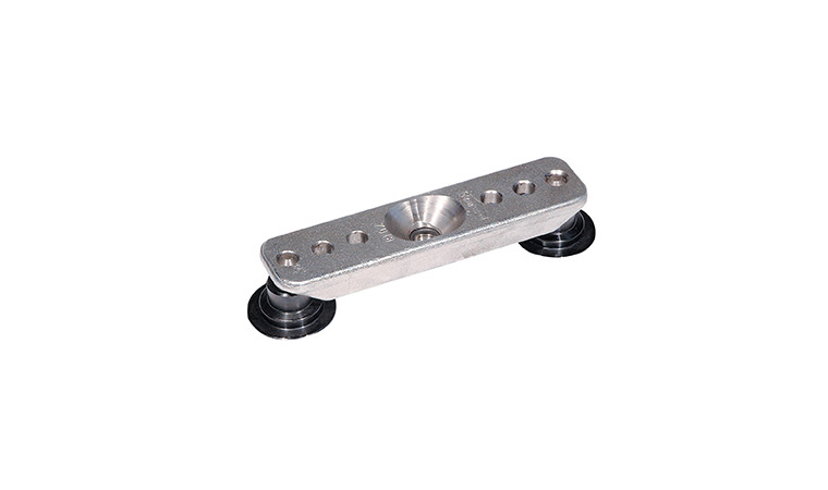 2P clamping bridge with 2 clamping pad, steel